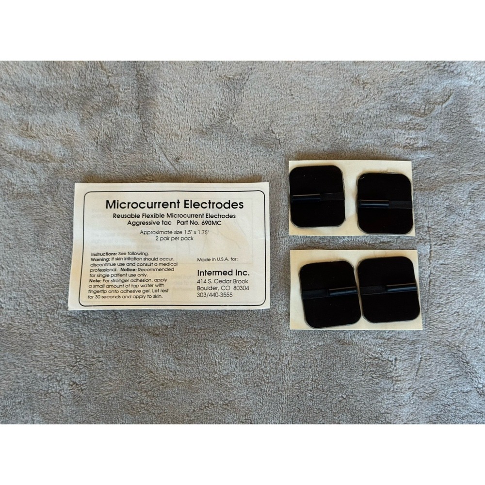Lot of 10 Intermed 960MC Microcurrent Electrode Pads 40 Pads Total Sealed